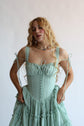 The Fae Midi Dress in Botanica Sage
