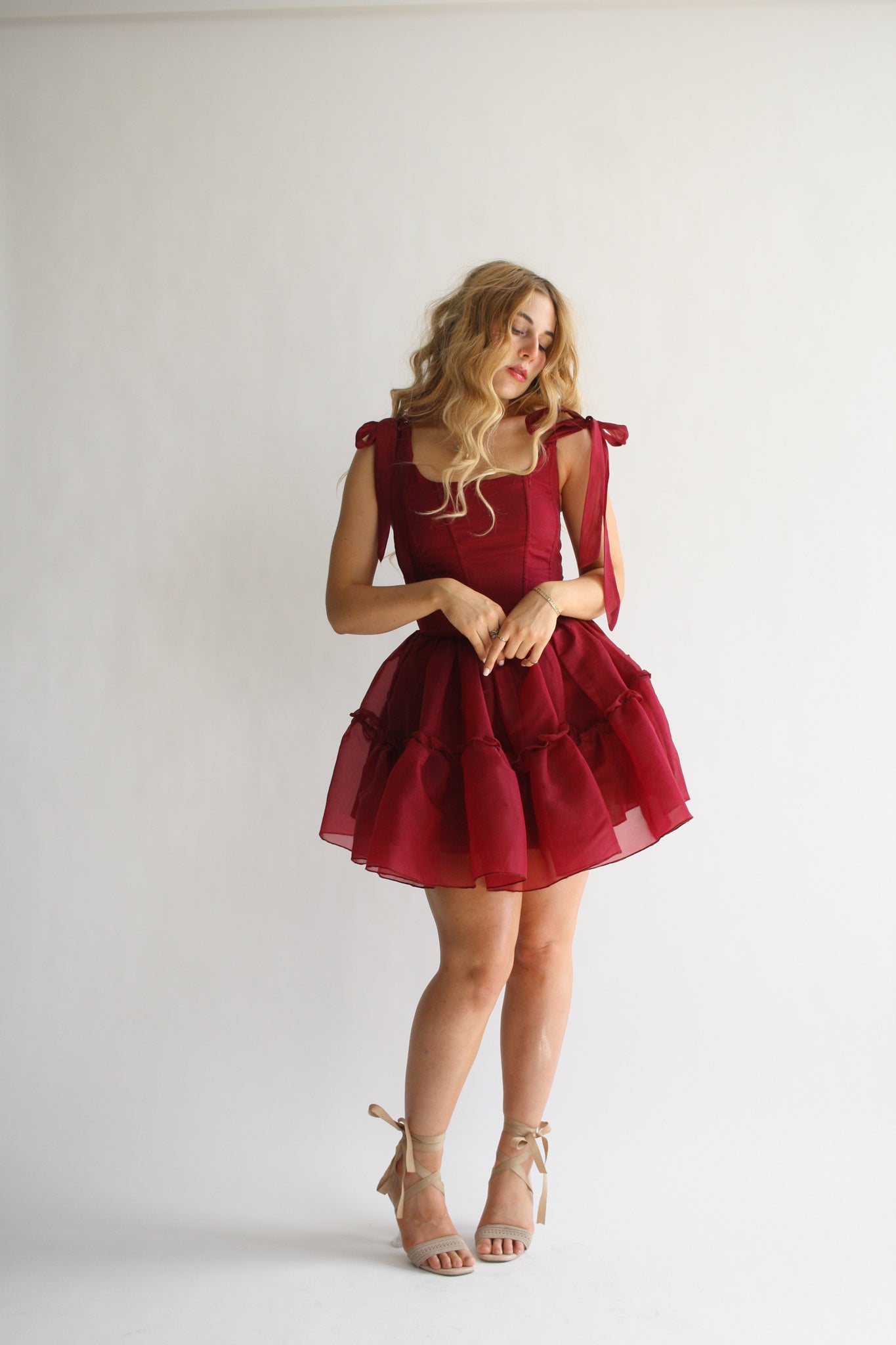 scarlet red dresses Scarlett Dress Fenity this scarlet red mermaid gown is crafted to command attention Scarlet Gala Gown Teuta Matoshi