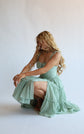 The Fae Midi Dress in Botanica Sage