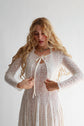 The Sonnet Lace Cardigan in Moonlight
