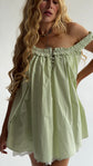 The Babydoll Dress in Melon