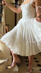The Fae Midi Dress in White