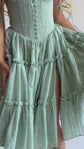 The Fae Midi Dress in Botanica Sage