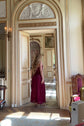 The Sylph Gown in Cerise