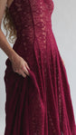 The Sylph Gown in Cerise