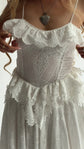 La robe Brontë en blanc