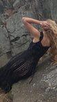 The Desirée Dress in Ink Lace