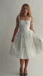 The Fae Midi Dress in White