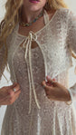 The Sonnet Lace Cardigan in Moonlight