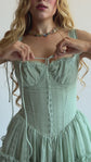 The Fae Midi Dress in Botanica Sage
