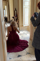 The Sylph Gown in Cerise