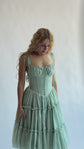 The Fae Midi Dress in Botanica Sage