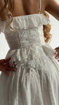 La robe Brontë en blanc