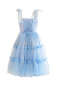 The Siena Dress in Glass Slipper Blue