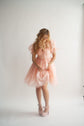 The Aurora Dress in Pointe Shoe Pink
