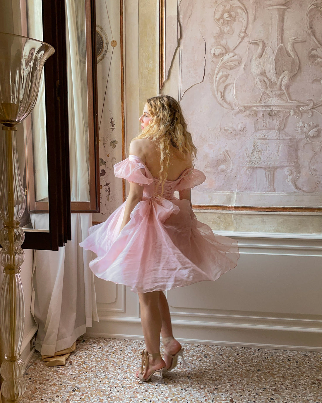 Gillian 2 4 Button Dress Wild Rose